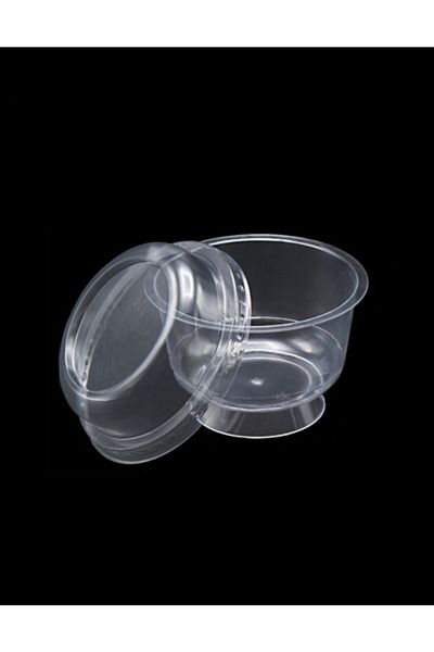 Kristal Plastic Dessert Container 180cc 25 Pieces