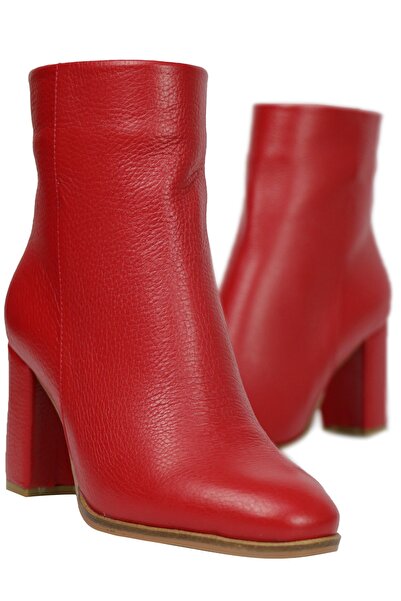 OZ DOROTHY Kadın Kırmızı Hakiki Deri Bot