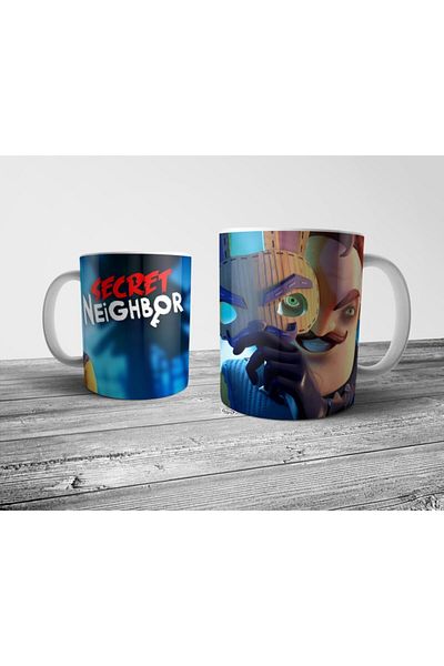 Pixxa المقرب السري: كوب Hello Neighbor