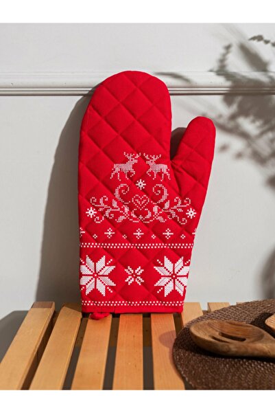 DorukShopping Yılbaşı Temalı Fırın Eldiveni