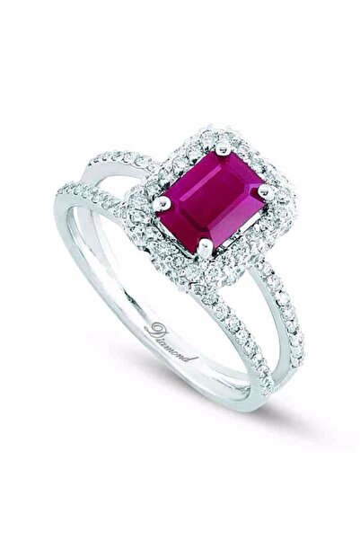 DİAMOND BY Naci Şenocaklı Pırlanta Ve Baget Kesim Yakut Ile Işlenmiş 18 Ayar ...