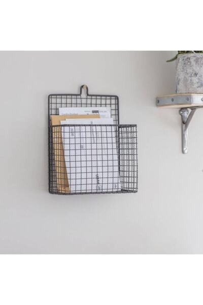 GO DEKOR Çok Amaçlı Dekoratif Tel Dergilik & Gazetelik/duvar Sepeti