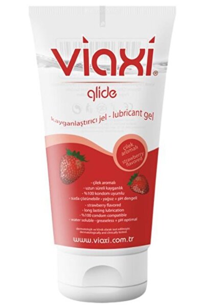 Viaxi Glide Kayganlaştırıcı Jel Çilek 100 ml