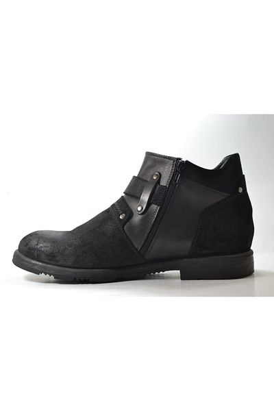 Riccardo Colli 3094 Δερμάτινες Μαύρες Casual Κλασικές Ανδρικές Μπότες