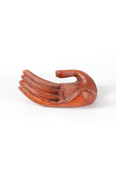 Dünyadan Hediyeler Wooden Hand Shaped Card Holder Napkin Holder
