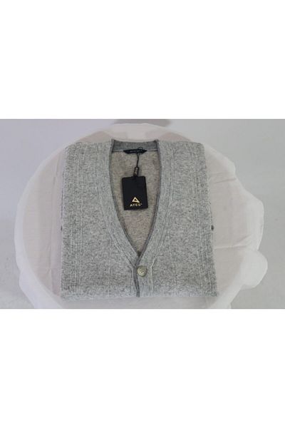 DCN Fire Lamb Wool Cardigan-6520