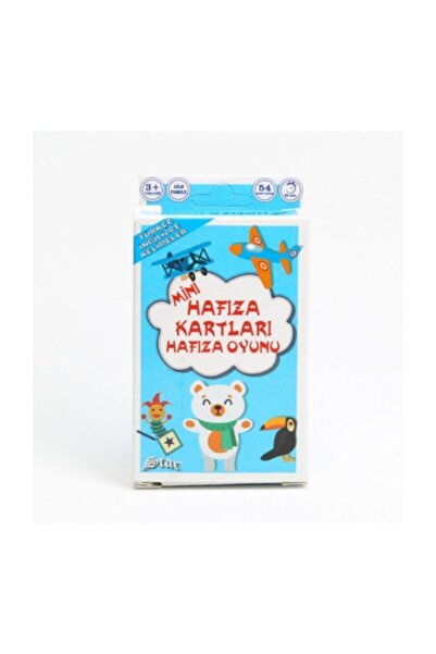 Star Mini Memory Game Card - English and Turkish Words