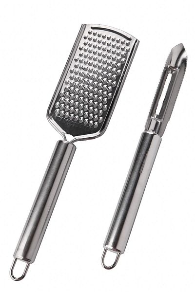 RoseRoi Steel Hand Grater And Peeler Set