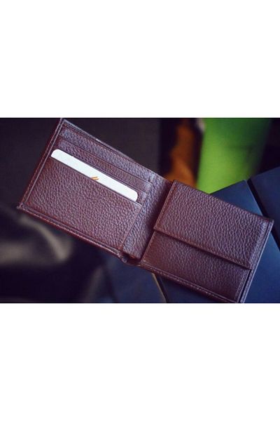Eminsa Claret Red Leather Men's Wallet