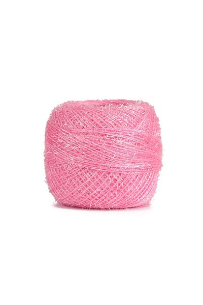 E Elmas Νούμερο 25 Ροζ Glitter Punch Κέντημα νήμα (25gr)