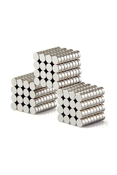 Dünya Magnet 25 Adet 6mm X 2mm Yuvarlak Güçlü Neodyum Mıknatıs Magnet(25'li Paket)