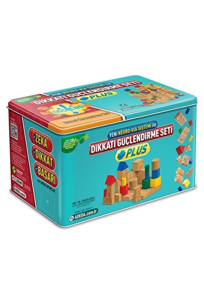 Adeda Yayınları Dikkati Güçlendirme Seti Dgs Plus 8 Yaş Metal Kutu - Osman Abalı
