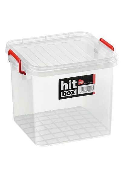 Bora Plastik Hit Box Food Suitable Square Lid Case No:8 – 9 Lt Bo282