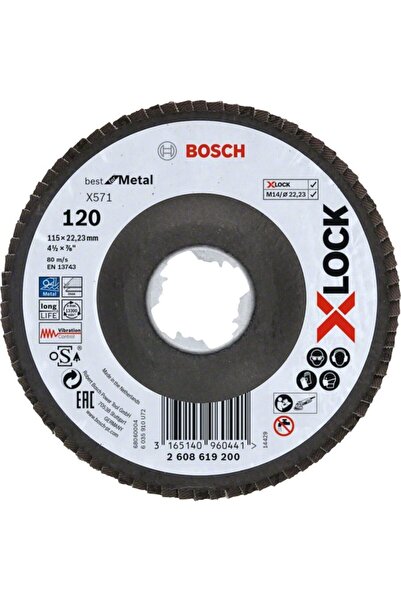 Bosch X-lock 115 Mm 120 Kum Best Serisi Metal Ve Inox Fiber Disk 2608619182