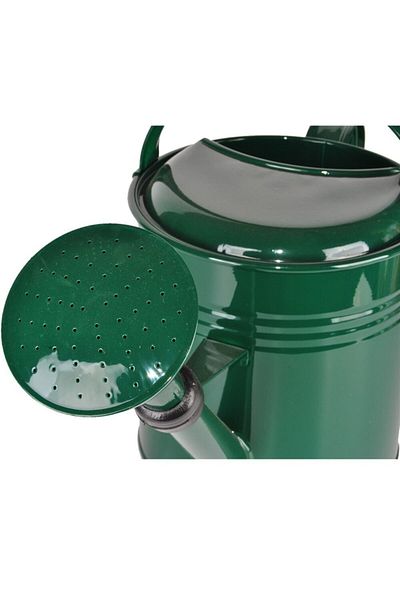 bimbambom 6.5 Liter Metal Flower Watering Can, Dark Green Watering Apparatus