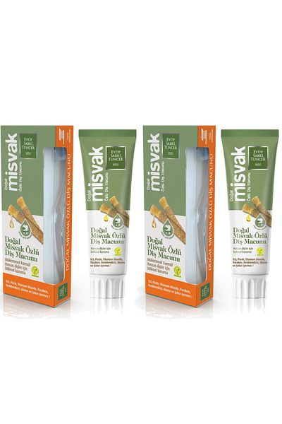 Eyüp Sabri Tuncer Natural Miswak Extract Toothpaste 75 Ml X2 Pieces
