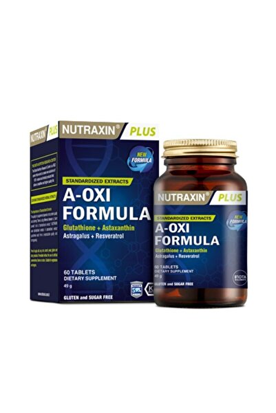 Nutraxin 12 Bileşen İçeren Özel Gıda Takviyesi  A-oxi Formula 60 Kapsül
