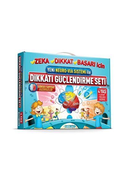 Adeda Yayınları Neuro Via Sistemi Dikkat Güçlendirme Seti 4 Yaş Neuro Via Sis...