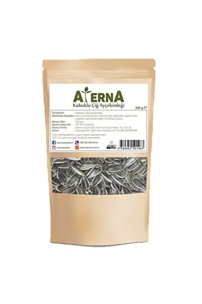 Aterna Kabuklu Çiğ Ayçekirdeği 200gr