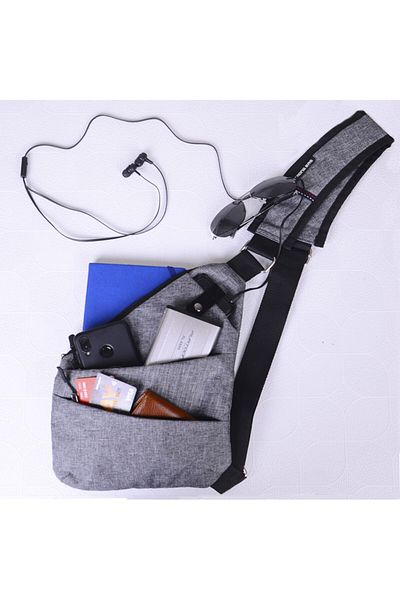 Strong Bag Ανδρική γκρι τσάντα