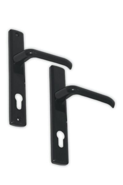 Tuliplife Siyah Alüminyum Pvc Kapı Kolu