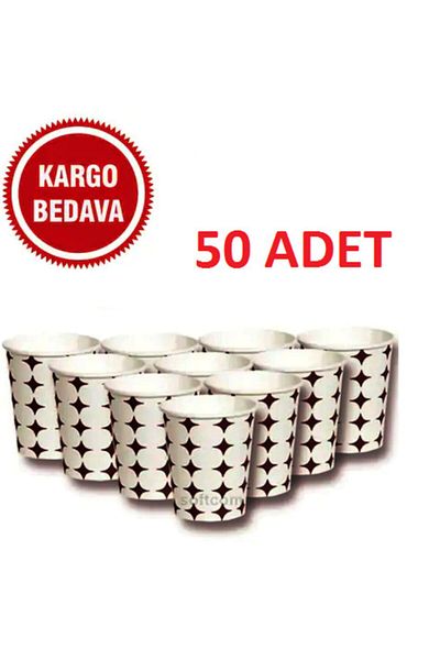 OĞUZ AMBALAJ 3 Compartment Foam Plate Spoon Fork Cardboard Cup Eco Set 50 Pieces