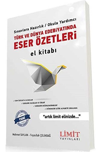Limit Yayınları Limit Türk Ve Dünya Edebiyatından Eser Özetleri El Kitabı
