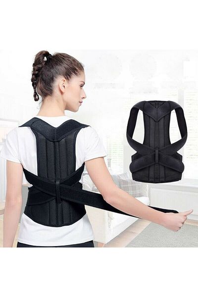 ZEYZEN Unisex Black Underwire Upright Posture Corset