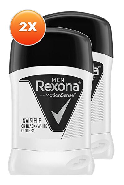 Rexona Invisible Black White Ice Fresh Erkek Stick Deodorant 50 Ml. Ikili Paket