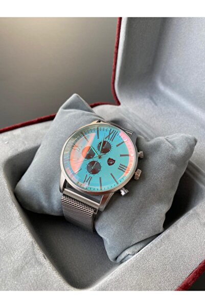 Ricardo Hasır Kordon Renkli Cam Erkek Kol Saati