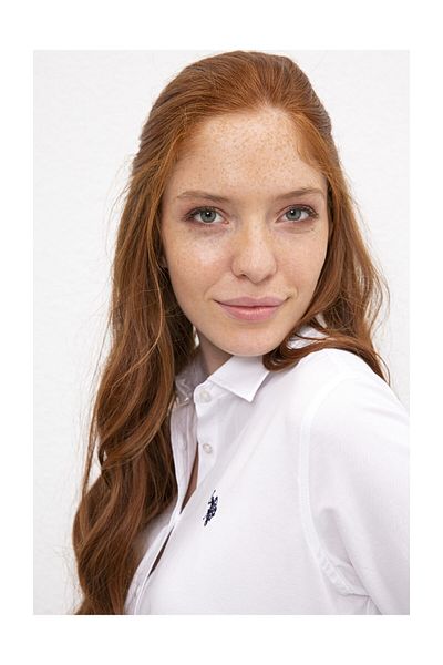 U.S. Polo Assn. Cămașă albă pentru femei