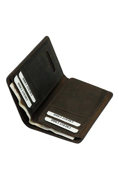 Westpolo Genuine Antique Leather Brown Men's Wallet