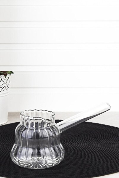 Sezka Life Cam Saplı Cam Cezve