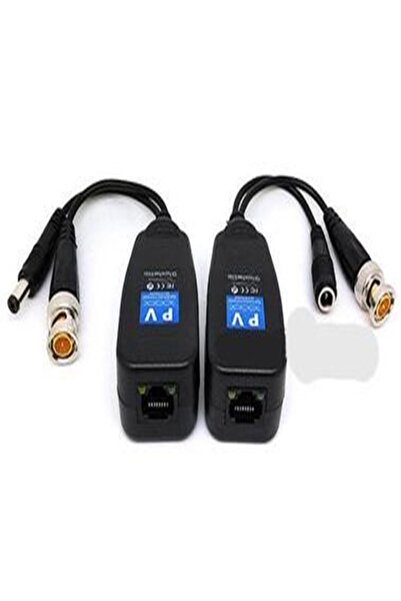 OEM Powermaster Pm-3898pv Bnc To Rj45 Vıdeo Balun + Power Konnektör