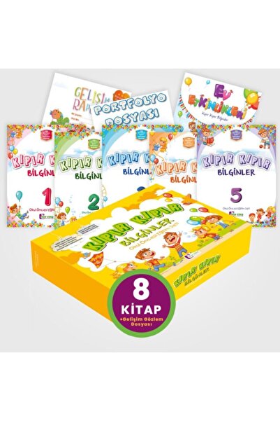 Mor Elma Yayıncılık Kıpır Kıpır Bilginler Okul Öncesi Eğitim Seti (3-4 Yaş)