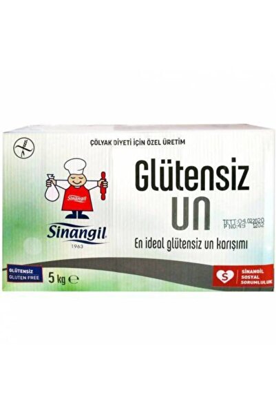 Sinangil Glutensiz Un 5kg (5000GR) Kutu Çölyak Diyetine Uygun