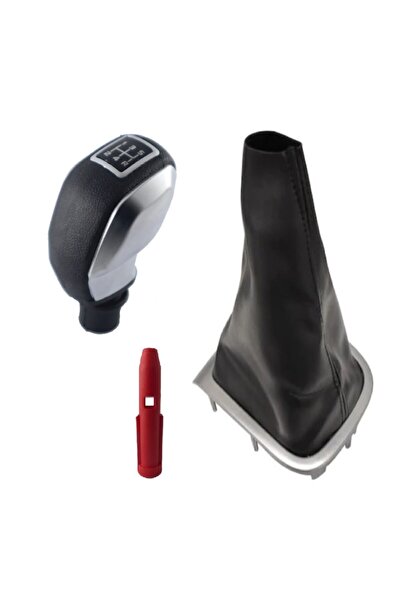 Moda Garage Renault Fluence Gri Çerçeve Körük Ve Mat Gri Spor Vites Topuzu