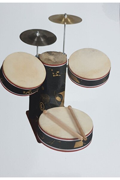 Prestij Bateri Davul Set El Yapımı Deri Eğitici Oyuncak