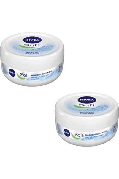 NIVEA Soft Nemlendirici Bakım Kremi 2 X 300 Ml