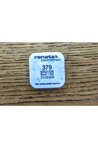 RENATA 379 Sr 521 Saat Pili 1.55 Volt Son Kullanım Tarihi 2024