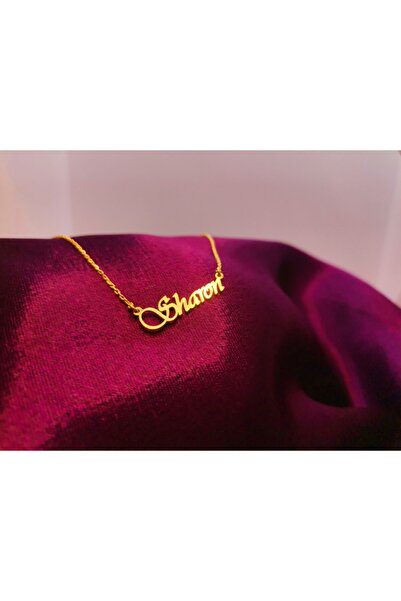 Ineffable Jewerly Isimli Kolye 22k Altın Kaplama 925 Ayar Gümüş