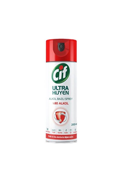 Cif Ultra Hijyen Alkol Bazlı Sprey 200ML