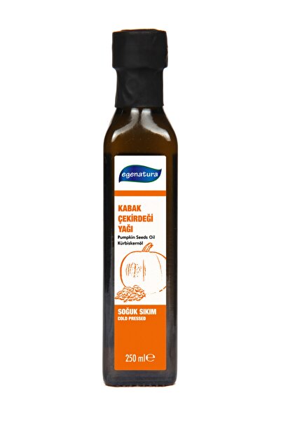egenatura Kabak Çekirdeği Yağı 250 Ml - Soğuk Sıkım & Cam Şişe