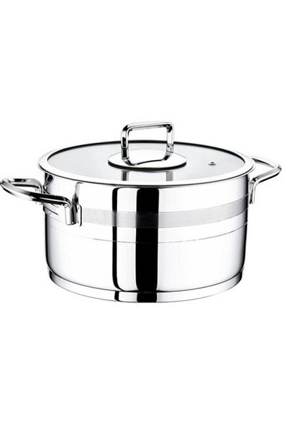 Evimsaray Sapphire S-1391 26 cm Flat Steel Pot