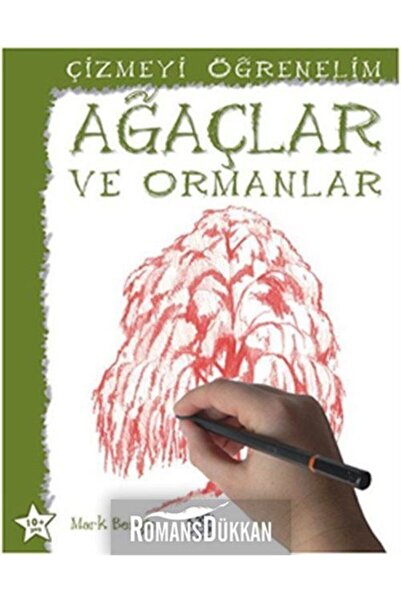 1001 Çiçek Kitaplar Çizmeyi Öğrenelim - Ağaçlar Ve Ormanlar - Mark Bergin