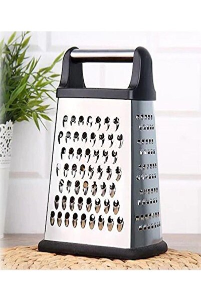 Atlas Mutfak Stainless Steel Medium Square Multifunctional Grater - 4 Directi...