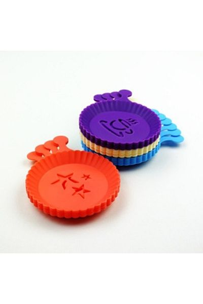 İndiriminVar 6 Pieces Plastic Coffee Decoration Decoration Template Set - For Cafes