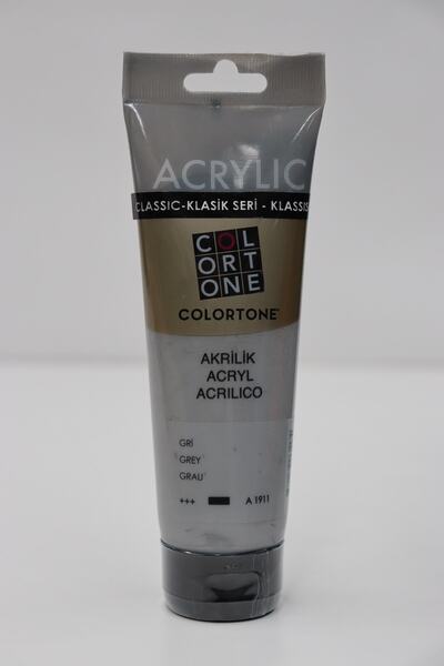 Klasik Seri 120 ml Gri Akrilik Boya