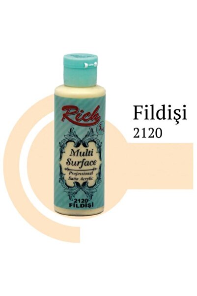 Rich Multi Surface 2120 Fildişi Akrilik Boya 130 Cc