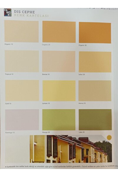 Filli Boya Fawori Silikonlu Dış Cephe Boyası 7.5 Lt